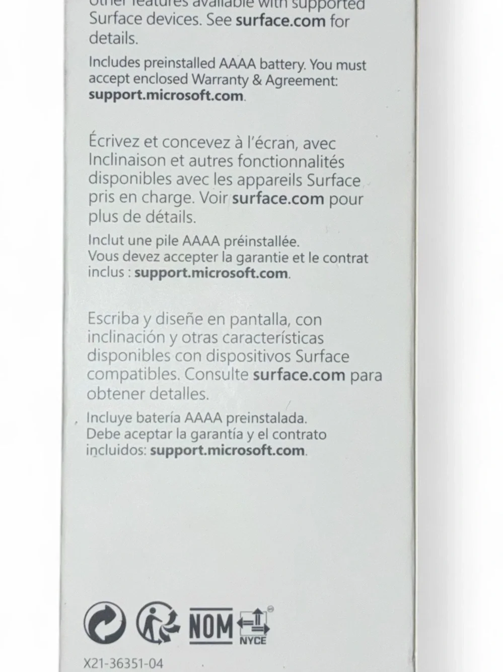Microsoft Surface Pen (Model 1776)